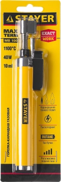Автономная газовая горелка с пьезоподжигом STAYER MaxTerm, MB 100, 1100°С