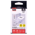 USB сетевое зарядное устройство AVS 4 порта UT-732  (QC 3.0, PD Type C, 3A )
