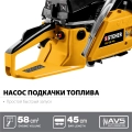Бензопила STEHER 58 см3, 45 см