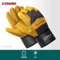 Рабочие перчатки комбинированные двухслойные KRAFTOOL COMBI XL 10 спилковые с доп. слоем на ладони