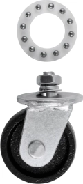 Колесо поворотное для домкрата подкатного OHT203 Ombra OHT203W