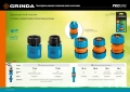 GRINDA TM-X, 1/2″ x 3/4, пластиковая с TPR, для шланга, ремонтная муфта, PROLine (8-426445)