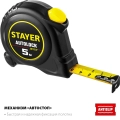 Рулетка с автостопом STAYER AutoLock, 5 м х 19 мм