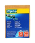 RAPID FP222, зеленые, VR22, 5 - 11 мм, 1600 шт, кольцевые профессиональные стальные скобы (40108811)