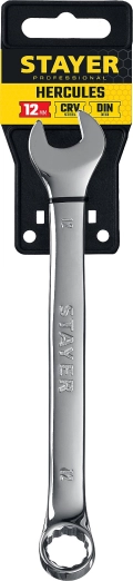 Professional STAYER HERCULES, 12 мм, комбинированный гаечный ключ