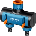 GRINDA TS-2, двухканальный 3/4″ - 1″ с внутренней резьбой, соединитель с внешней резьбой 3/4″ - 1, поливочный распределитель, PROLine (8-426312)
