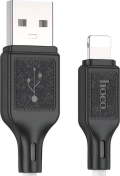 Кабель USB - Lightning (для iPhone) 2,4А HOCO X90 белый 1м (00177)