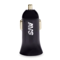 Автомобильное зарядное устройство AVS UC-522 Black Edition - 2 порта USB, выходной ток 2.4 А, цвет черный, выходное напряжение 5 В, напряжение питания 12-24В