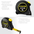 Рулетка с автостопом STAYER AutoLock, 3 м х 16 мм