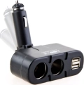 Разветвитель Автостор WF-0668 2 разъема 2 USB