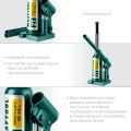 Бутылочный гидравлический домкрат KRAFTOOL KRAFT-LIFT, 2 т, 158 - 308 мм