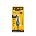 Сверло ступенчатое STAYER Pro-Max 4-20мм, 9 ступеней, винтовая спираль