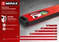 MIRAX 400 мм, с зеркальным глазком, магнитный уровень (34611-040)