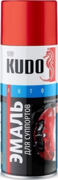 Эмаль для суппортов KUDO KU-5211 аэрозольная красная 520 мл