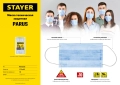 Трехслойная техническая маска STAYER Parus, 10 шт