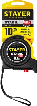 Professional STAYER Stabil, 10 м х 25 мм, рулетка