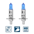 Галогенная лампа AVS ATLAS H1 (A78886S) 1шт. 5000К 12V 55W- яркий белый цвет, кварцевое стекло, керамический патрон