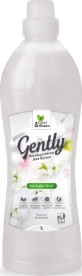 Кондиционер для белья Gently Чистая роскошь (белый), 1000 мл. Clean&Green CG8144