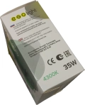 Комплект ксеноновых ламп EgoLight D1S 4300K (2 шт.) - яркий бело-желтый свет, вибрационная стойкость, экономичность в эксплуатации
