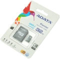   MicroSDHC Adata Premier UHS-1 Class10 32GB +   -  ,  ,     , SD-  