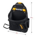 Поясная сумка KRAFTOOL KP-6 с быстросъёмным креплением FastClip, 6 карманов и петель, 240 х 250 мм