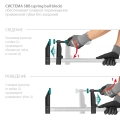 Струбцина F KRAFTOOL MF-1000/120, 120 х 1000 мм