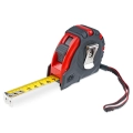 Рулетка AVS MT5019RM 5м х 19 мм (1 шт.) - обрезиненный корпус, 3 фиксатора, зацеп с магнитом