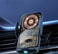 Держатель телефона с беспроводной зарядкой NTS Auto C02 синий