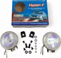 Фары противотуманные Hyper-F JH-196RB - габариты 90х50.5 мм, галогенная лампа, цоколь H3, мощность 55 Вт, цветовая температура 2900K, корпус металл, стекло