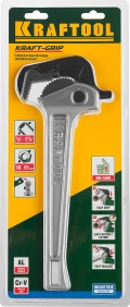 Быстрозажимной трубный ключ KRAFTOOL MASTERGRIP, 1.5″, 18 - 51 мм, 330 мм