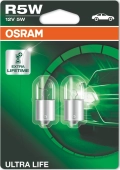 Сигнальная лампа Osram R5W (5W 12V) Original Line (Blister) 2шт	5007-02B