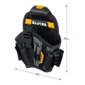 Кобура для шуруповерта KRAFTOOL KH-17 большая, с быстросъёмным креплением, FastClip, 17 карманов и петель