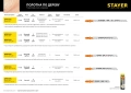Professional STAYER T301CD, T-хвост., HCS сталь, по дереву, шаг зуба 3 мм (6TPI), раб. длина 90 мм, 2 шт, полотна для лобзика