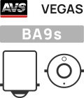 Лампа AVS Vegas T4 BA9S (A78184S) 10 шт. - рабочее напряжение 12V, мощность 4W