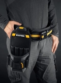 Поясная сумка KRAFTOOL KP-11 с быстросъёмным креплением FastClip, 11 карманов и петель, 170 х 360 мм
