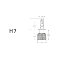 Светодиодные лампы MTF Light, RETROFIT LED, H7/H18, 30W, 2750lm, 3500K, кулер, к-кт.