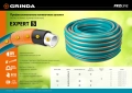 GRINDA EXPERT 5, 1/2″, 50 м, 35 атм, пятислойный, текстильное армирование, поливочный шланг, PROLine (429007-1/2-50)