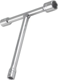 Jonnesway S41H0813 Ручка Т-образная 3-стороняя с торцевыми головками, 8,10,13 мм, L-130-140 мм