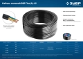 Силовой кабель ЗУБР ВВГ-Пнг А -LS 2 x 1.5 мм2 50 м ГОСТ 31996-2012 плоский с пониженным дымо-газовыделением