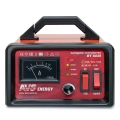 Зарядное устройство AVS Energy BT 6025 для заряда 6- и 12-вольтовых свинцово-кислотных аккумуляторных батарей - максимальный ток зарядки 10 А, защита от перегрева, неправильной полярности и короткого замыкания, стрелочный амперметр