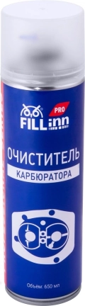 Fill Inn FLP308 Очиститель карбюратора, 650 мл (аэрозоль)