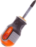 Отвертка стержневая крестовая ROUND GRIP, PH2x38 мм Ombra 751238