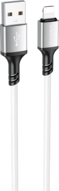 Кабель USB - Lightning (для iPhone) BOROFONE BX83 2,4А белый 1м (00030)