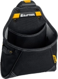 Поясная сумка KRAFTOOL KP-12 с быстросъёмным креплением FastClip, 12 карманов и петель, 260 х 340 мм