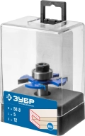 ЗУБР 50.8 x 5 мм, хвостовик 12 мм, фреза горизонтально-пазовая, Профессионал (28757-50.8-5-12)