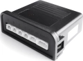 Парковочный радар (парктроник) ParkMaster 4-FJ-40 Black - 4 черных датчика для заднего бампера, светодиодный индикатор, самодиагностика исправности ультразвуковых сенсоров, установочный диаметр 18.8 мм