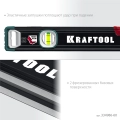 Сверхпрочный уровень KRAFTOOL A-RATE CONTROL, 600 мм, точность 0.3 мм/м, с инновационным зеркальным глазком