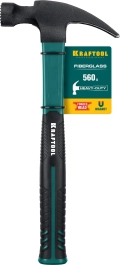 Столярный молоток-гвоздодёр KRAFTOOL Fiberglass-M, 560 г