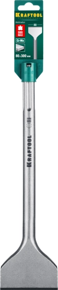 KRAFTOOL ALLIGATOR, 80 х 300 мм, SDS-max, плоское широкое зубило (29335-80-300)