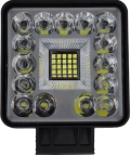 Фара дополнительная светодиодная RuZoom 12 Cree 16Вт, квадрат (107х107х37 мм)